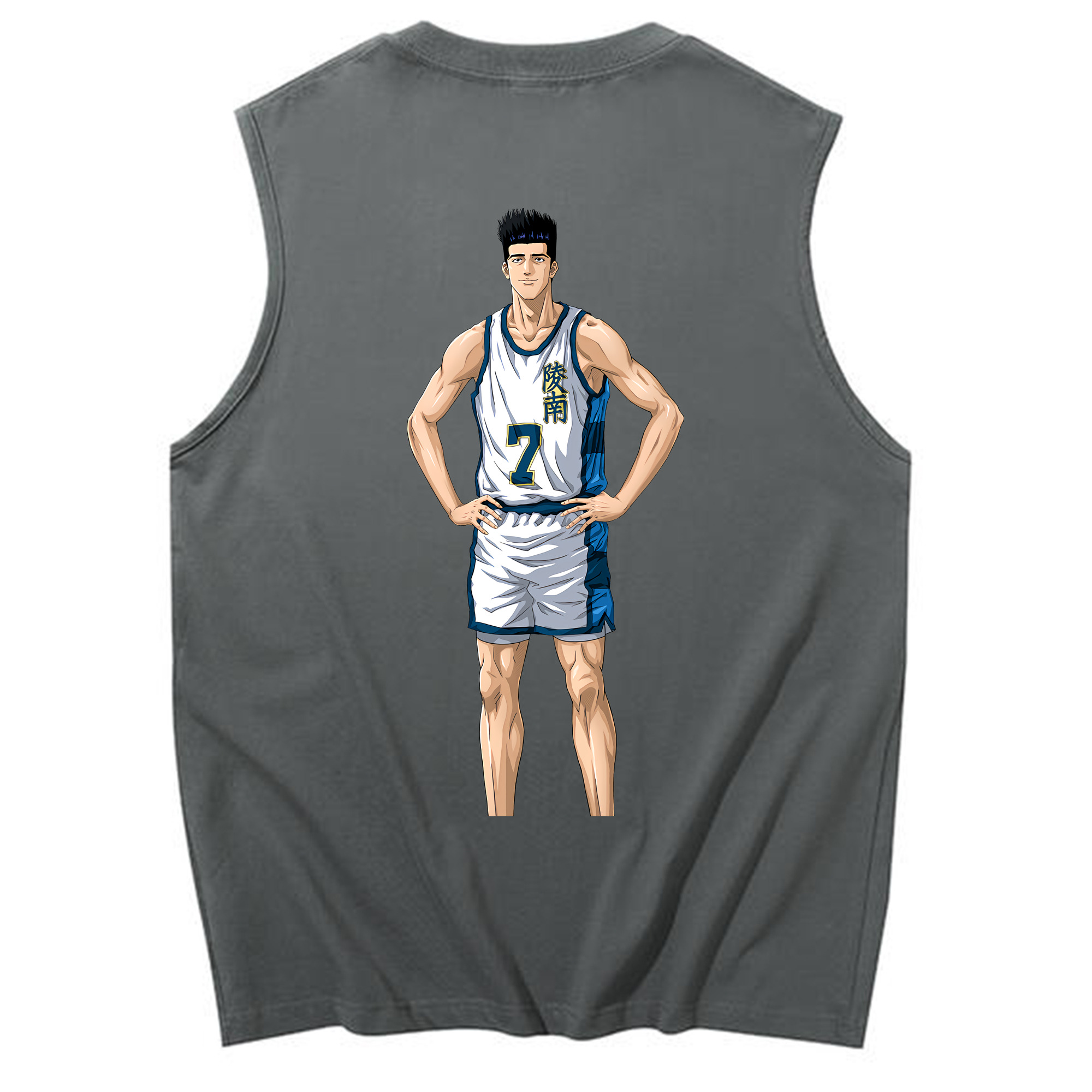 （画像用） SLAM DUNK／スラムダンク コットン100％タンクトップ（背面プリント）